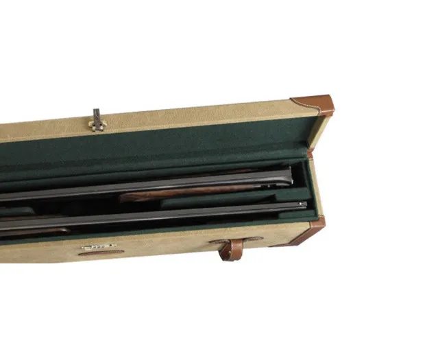 Guardian Heritage Motor Double Shotgun Case Canvas and Leather 2.webp