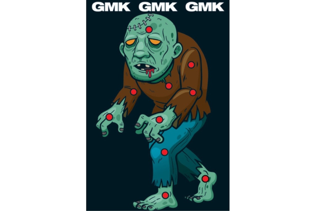 GMK Zombie Reactive Targets (Pack Of 10)