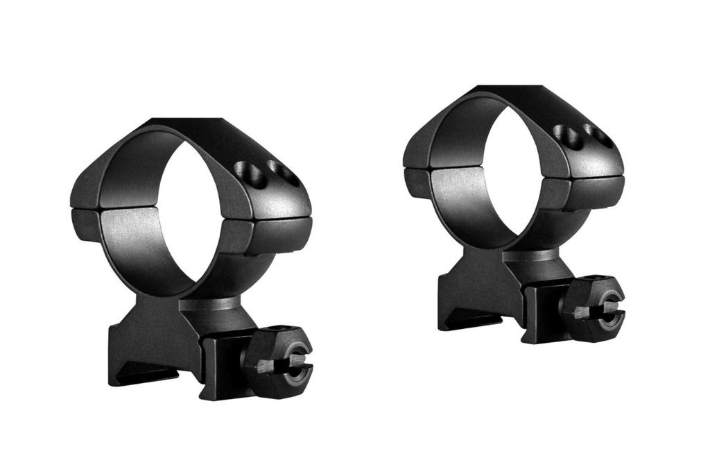 Hawke Precision Steel Ring Mounts - Weaver, 30mm, High