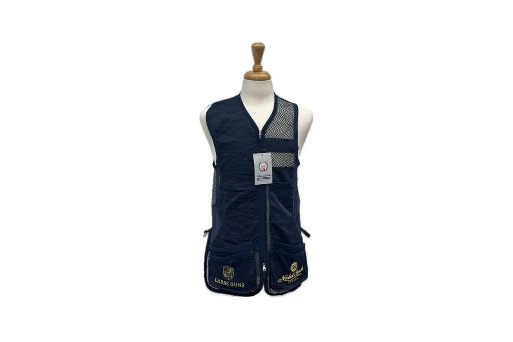 Nobel Sport Italia Co/Ladds Guns Navy Skeet Vest Left Handed - UK48