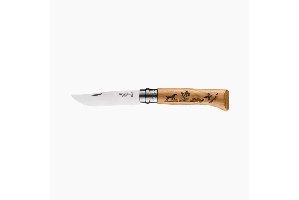 Opinel No.08 Animalia Locking Knife - Dog