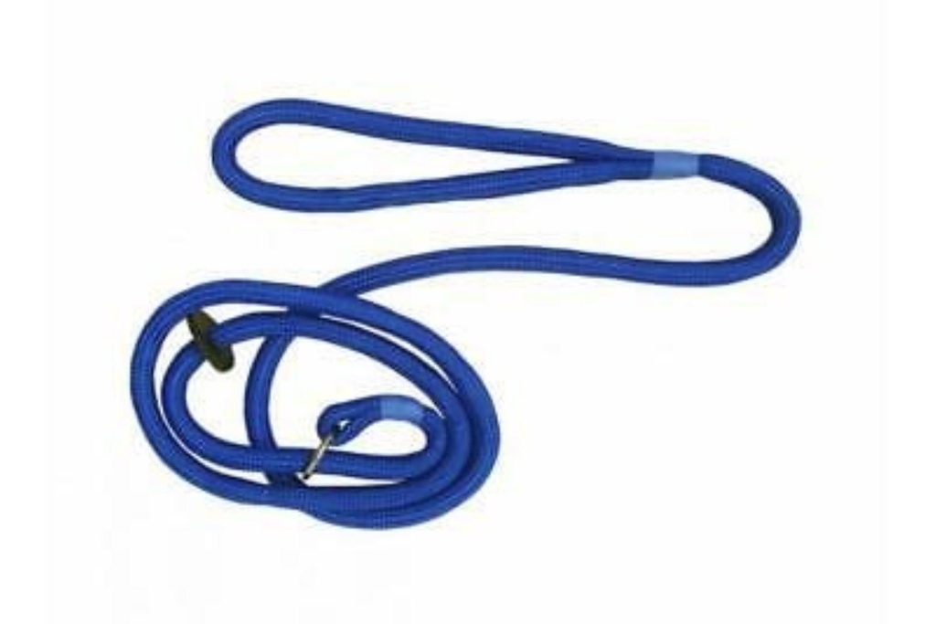 Bisley Loose Braid Dog Slip Lead - Blue
