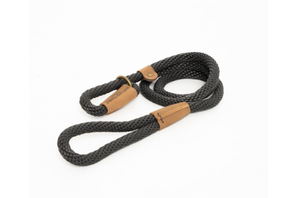 Ruff and Tumble Slim Slip Lead - Charcoal