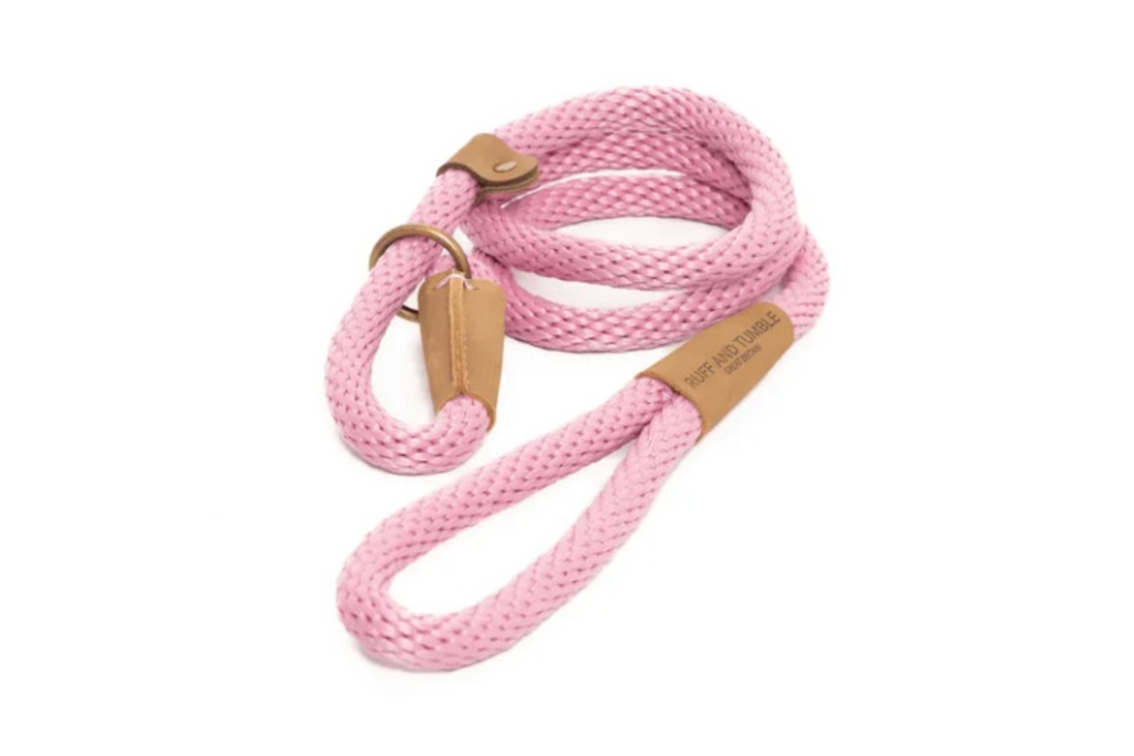 Ruff and Tumble Slim Slip Lead - Dusky Pink