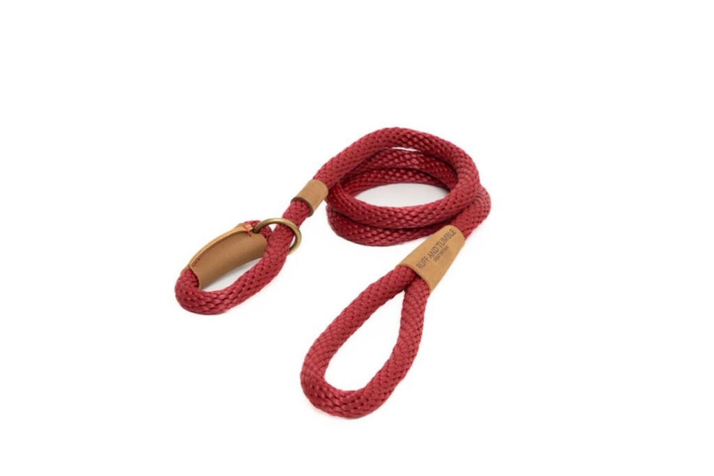 Ruff and Tumble Slim Slip Lead - Rosehip