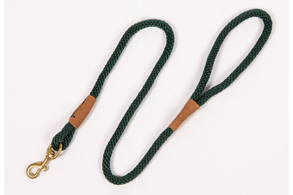 Ruff and Tumble Slim Clip Lead - Bottle Green