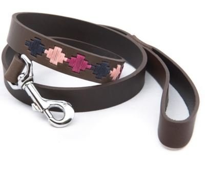 Pioneros Pampa Cross, Pink Navy & Berry Dog Lead
