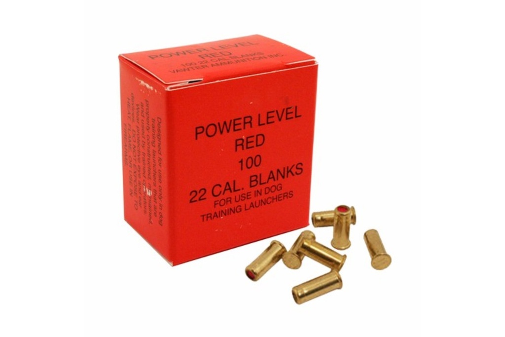 Bisley .22 Blanks for Dummy Launcher - Red (Strong)