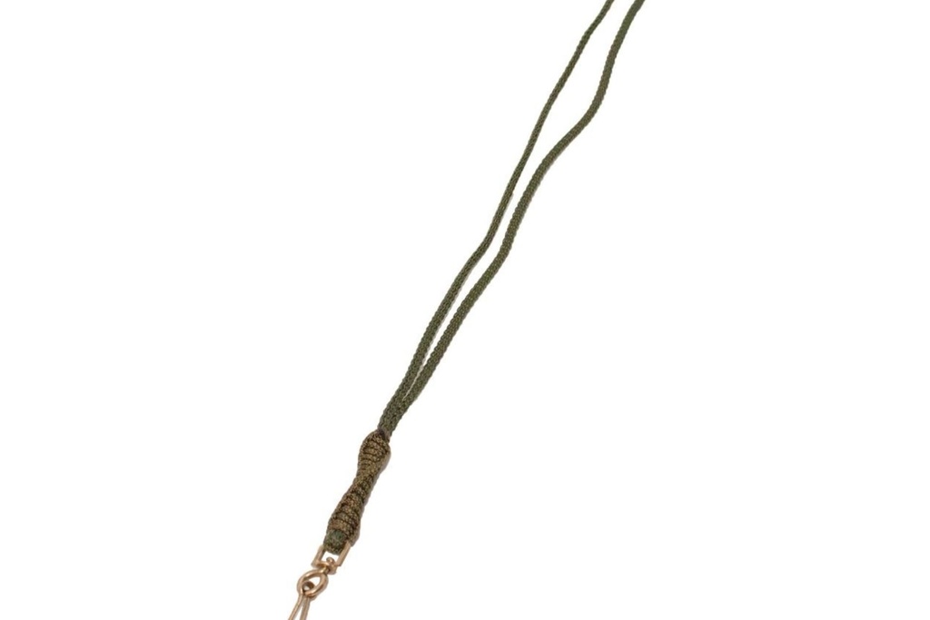 Bisley Green Twisted Lanyard