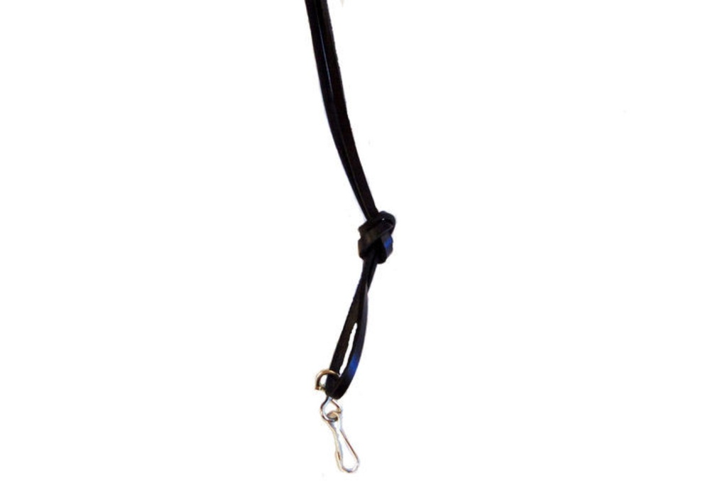 Sporting Saint Bootlace Leather Lanyard - Tan