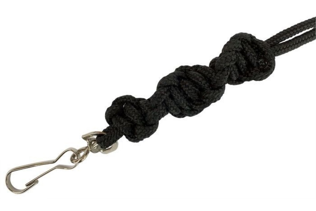 Sporting Saint Twisted Lanyard - Black