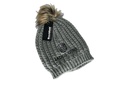 Ladds Guns Adult Oval Knit Beanie With Pom Pom - Grey