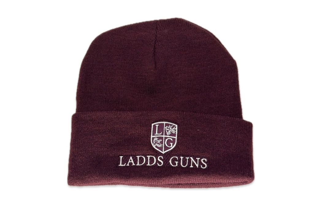 Ladds Guns Adult Beanie - Burgundy