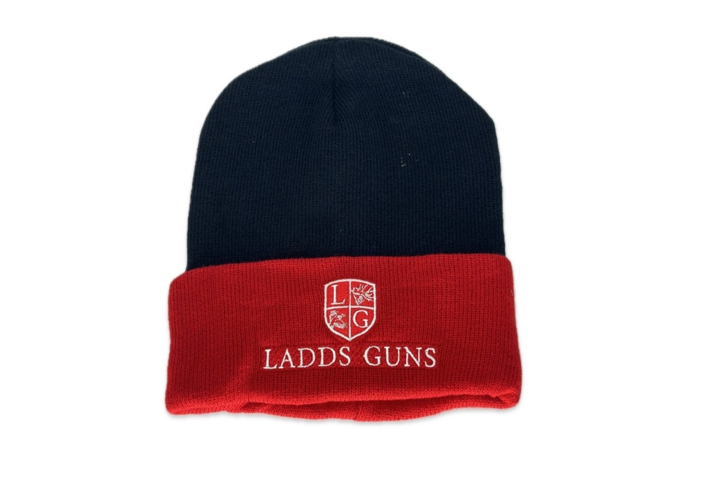 Ladds Guns Adult Beanie - Navy & Red