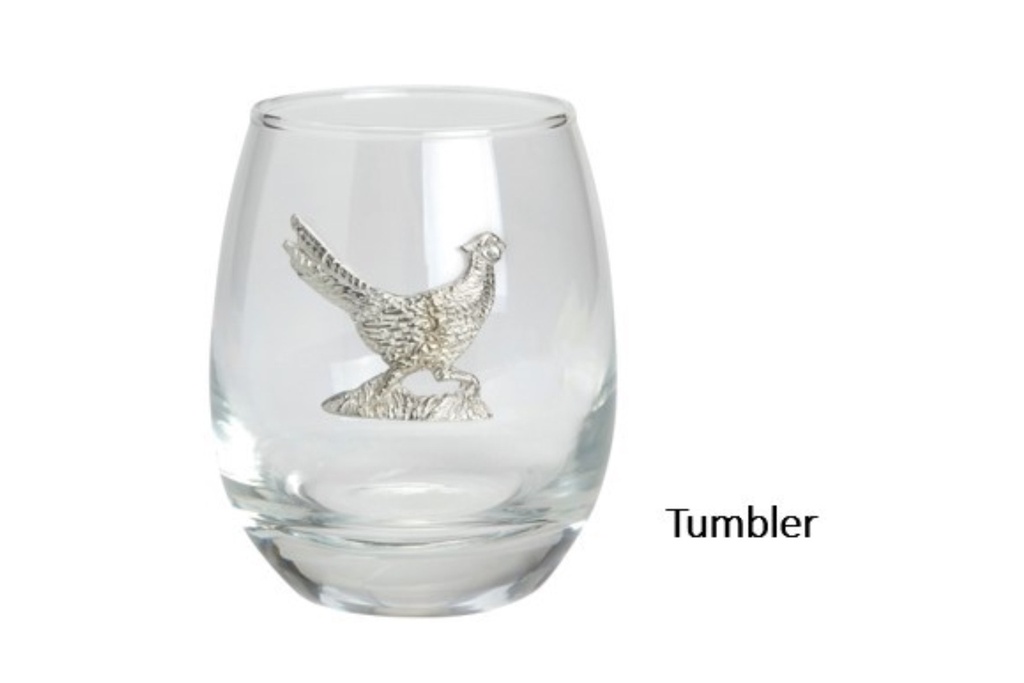 Bisley Tumbler - Running Pheasant