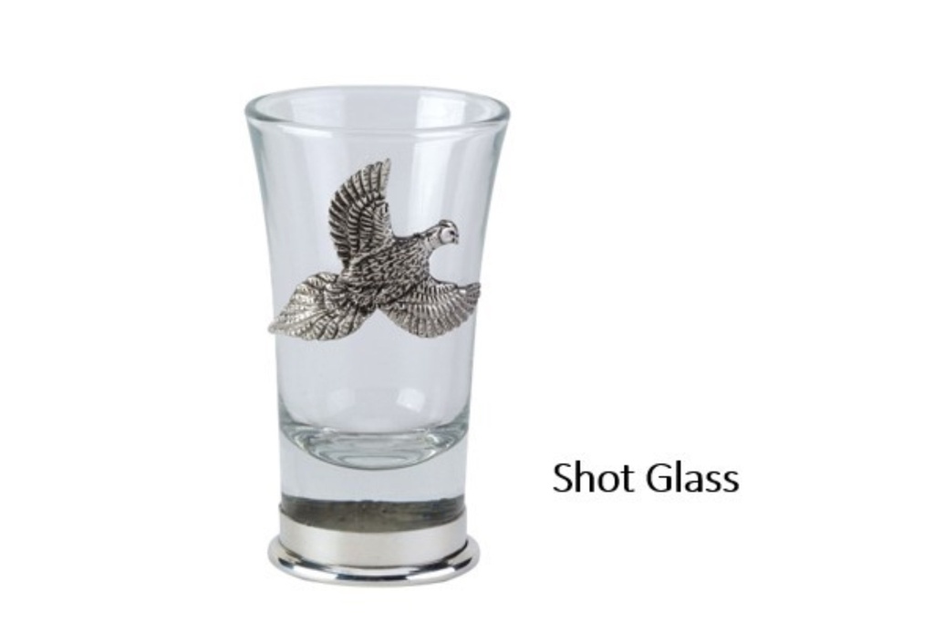 Bisley Shot Glass - Flying Pheasant