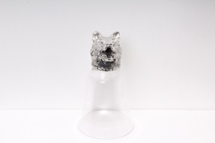 Wutschka Wolf's Head Drinking Glass