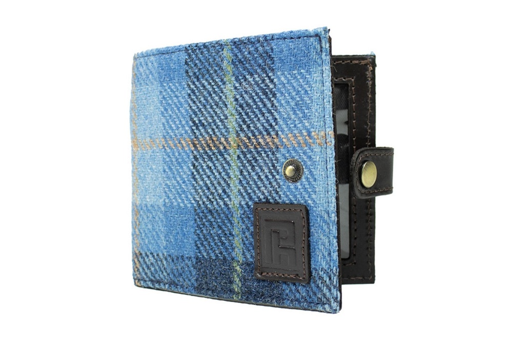 Parker-Hale Blue Tweed Certificate Wallet