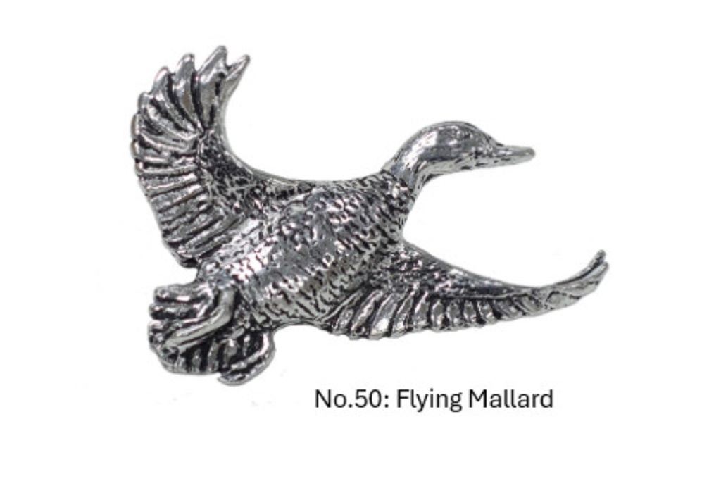 Pewter Flying Mallard