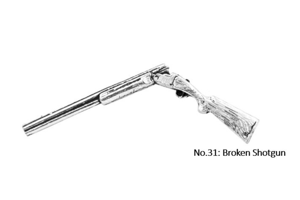 Pewter Broken Shotgun