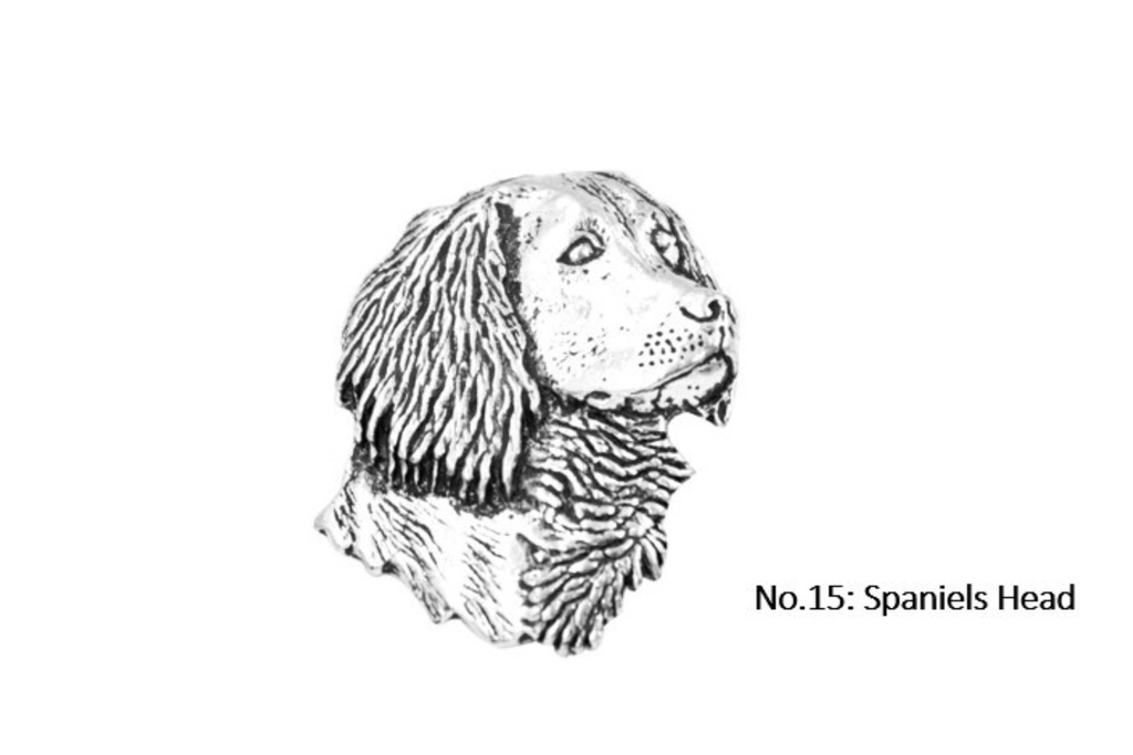 Pewter Spaniels Head