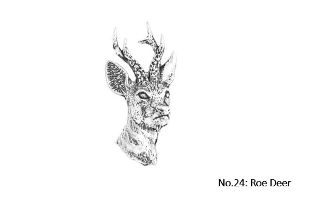 Pewter Roe Deer