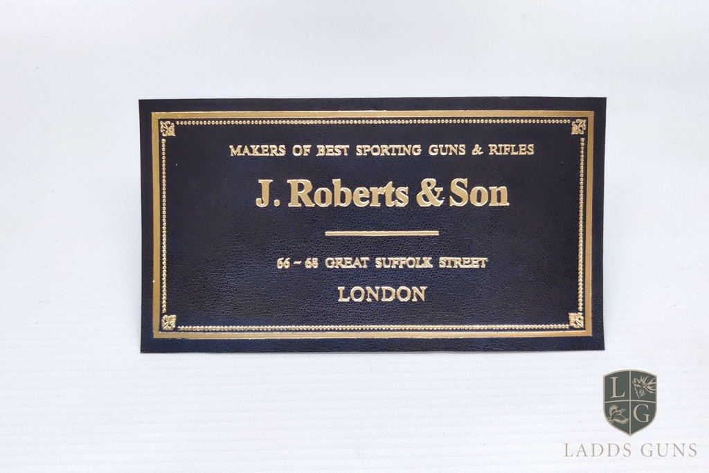 J. Roberts & Son Gun Case Label