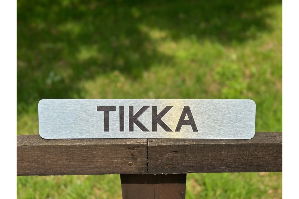 TIKKA Perspex Sign - Small