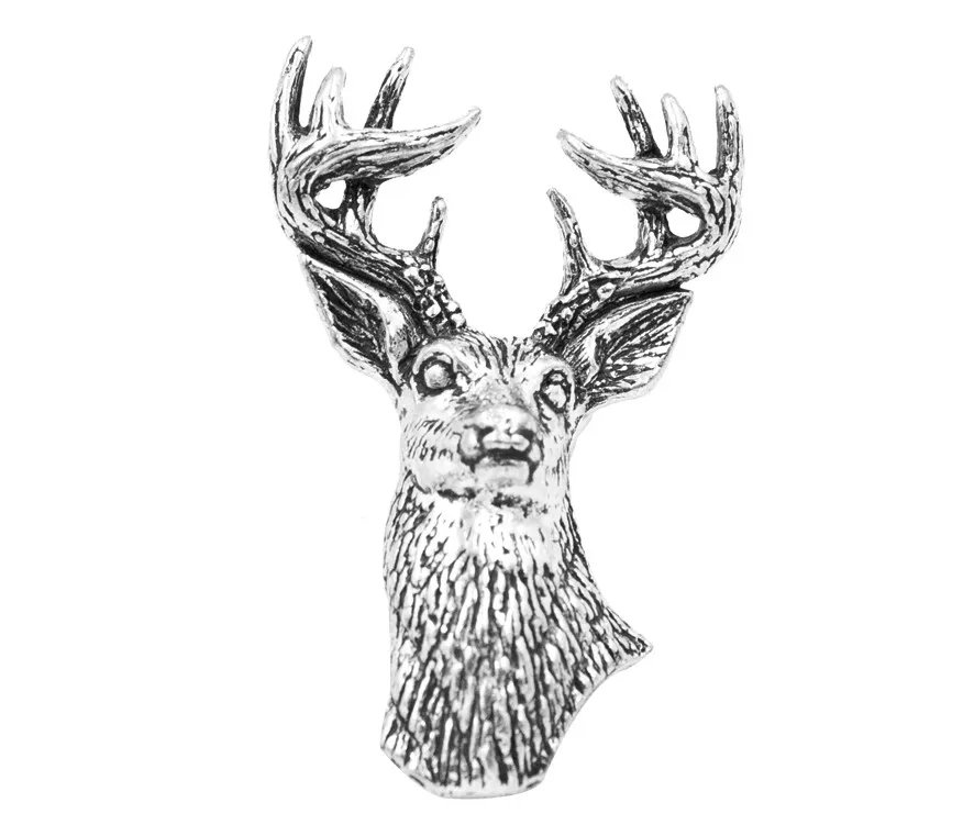 Pewter Pin White Tailed Deer