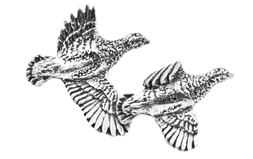 Pewter Pin Partridge